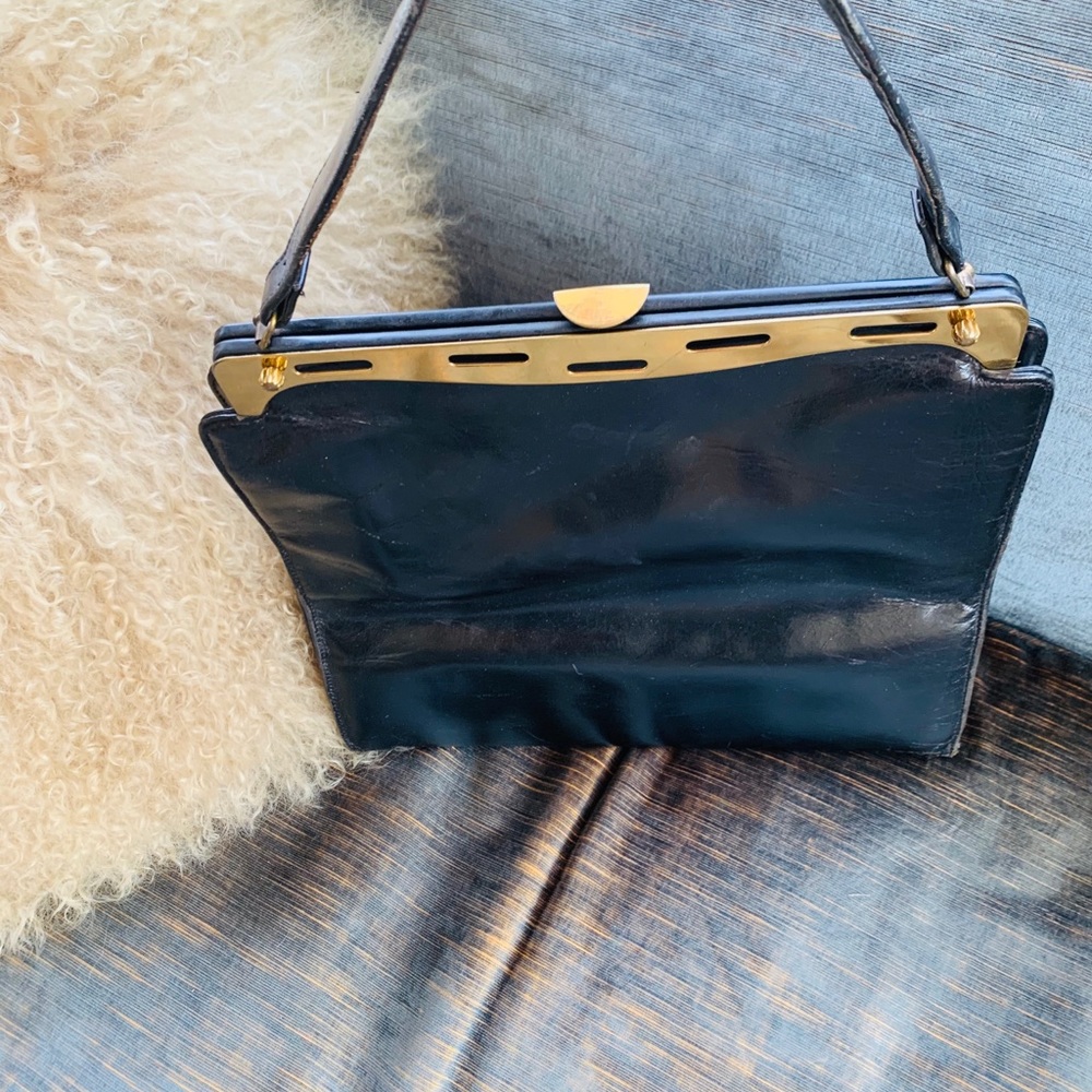 Vintage Amity Leather Handbag View 3
